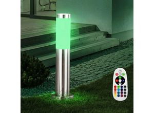 4260436772520 - Etc-shop - 7 Watt rgb led Farbwechsler Design Steh Edelstahl Lampe weiß Beleuchtung Fernbedienung 4260436772520 - Etc-shop - 7 Watt rgb led Farbwechsler Design Steh Edelstahl Lampe weiß Beleuchtung Fernbedienung