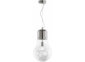 4260436774982 - Etc-shop - Design Pendel Leuchte Glühbirne Lampe Beleuchtung Glas im Set inklusive led Leuchtmittel