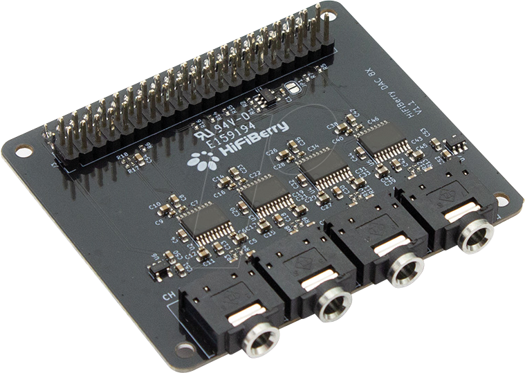 4260439551016 - RPI HB DAC8X - Raspberry Pi Shield - DAC8X 4260439551016 - RPI HB DAC8X - Raspberry Pi Shield - DAC8X