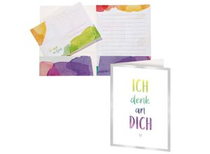 4260445369438 - Briefpapier-Set »Ich denk an dich«