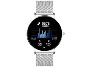 4260449576023 - XCOAST SIONA 2 Smartwatch 42 mm Topas Silver