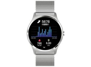 4260449576719 - XCOAST JOLI XC PRO Smartwatch 45 mm Topas Silver