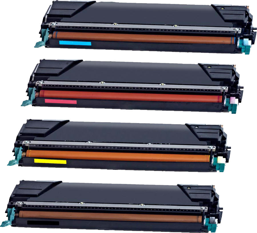 4260451661472 - 4 Toner ersetzt Lexmark C748H1K C M Y  4-farbig