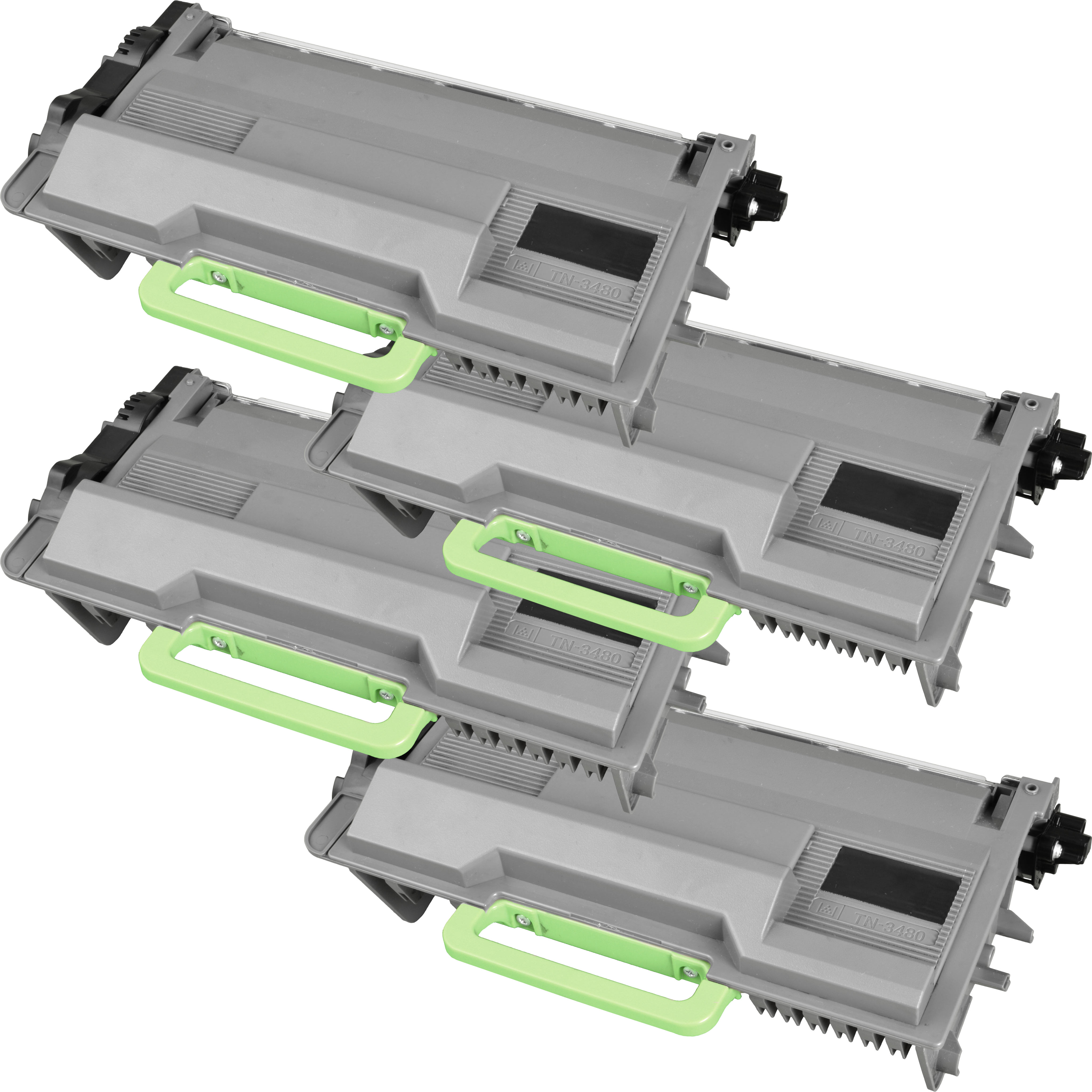 4260451664718 - 4 Toner ersetzt Brother TN-3480 schwarz