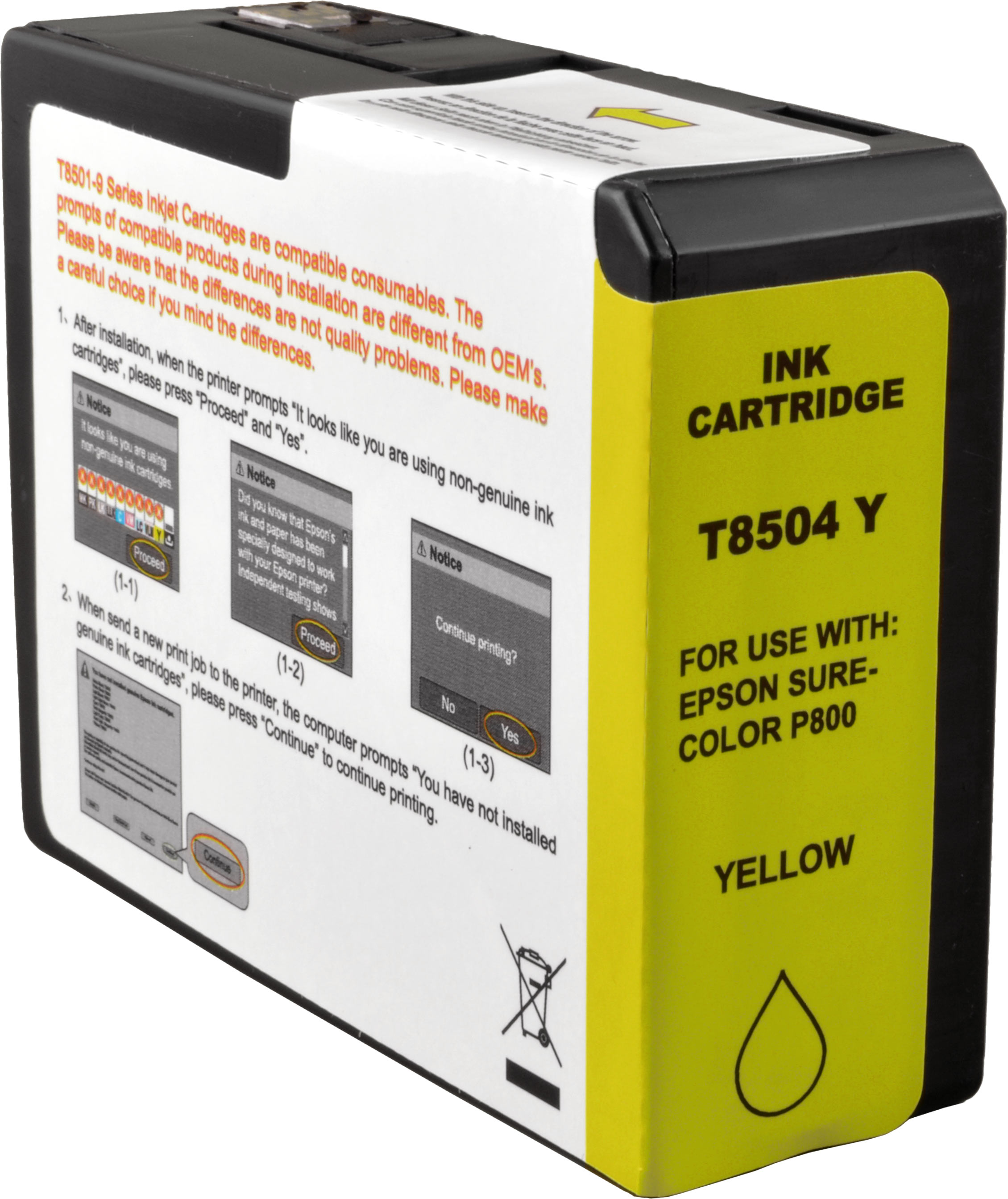 4260451668693 - Tinte ersetzt Epson C13T850400  yellow