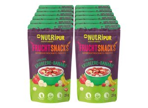 4260453444301 - Fruchtsnacks Erdbeere & Banane gefriergetrocknet 25 g 12er Pack