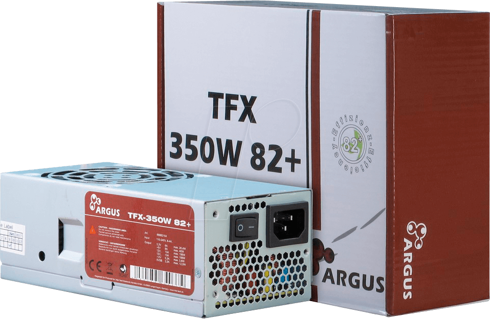 4260455640374 - Argus TFX-350W Netzteile - 350 Watt - 80 mm - ATX - 80 Plus White (bis zu 80% effektiv) 4260455640374 - Argus TFX-350W Netzteile - 350 Watt - 80 mm - ATX - 80 Plus White (bis zu 80% effektiv)