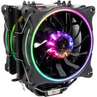 4260455646499 - Argus SU-280 RGB - Prozessor-Luftkühler - (für LGA1156 AM2 AM2+ LGA1366 AM3 LGA1155 AM3+ FM1 FM2 LGA1150 LGA1151 AM4 LGA1200) - 120 mm - Schwarz