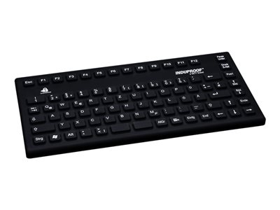 4260456050530 - InduKey InduProof SMART COMPACT - Tastatur - USB - QWERTZ - Deutsch - Schwarz