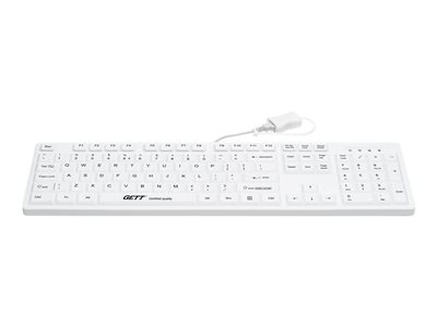 4260456051049 - CleanType Easy Protect TKG-105-GCQ-IP68-KGEH-WHITE-USB-CH - Tastatur - USB - Tschechisch - weiß 4260456051049 - CleanType Easy Protect TKG-105-GCQ-IP68-KGEH-WHITE-USB-CH - Tastatur - USB - Tschechisch - weiß