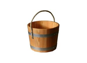 4260456791129 - Blumenberg - Sauna-Aufgusseimer 5 l Lärche mit Hanftrageseil