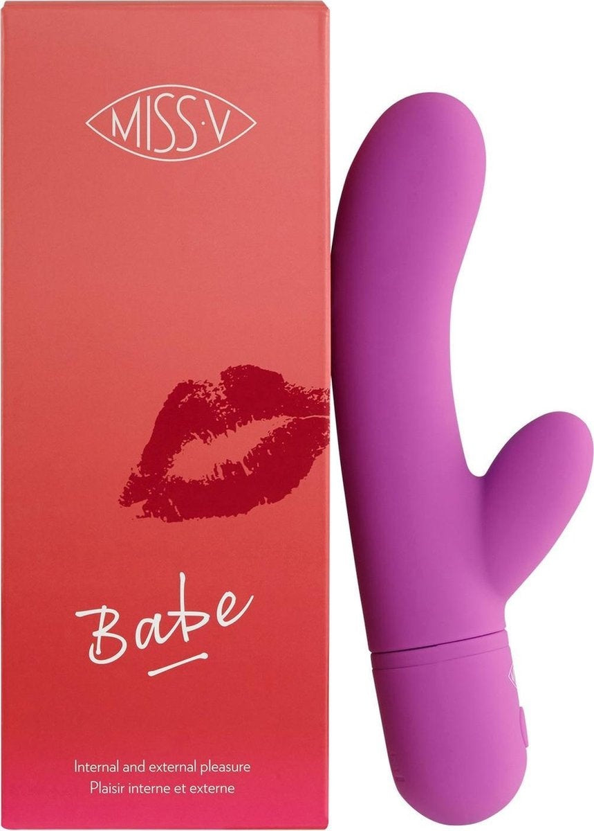 4260458850503 - Babe Tarzan Vibrator Klitoris und G-Punkt-Stimulation - Lila - 18 cm