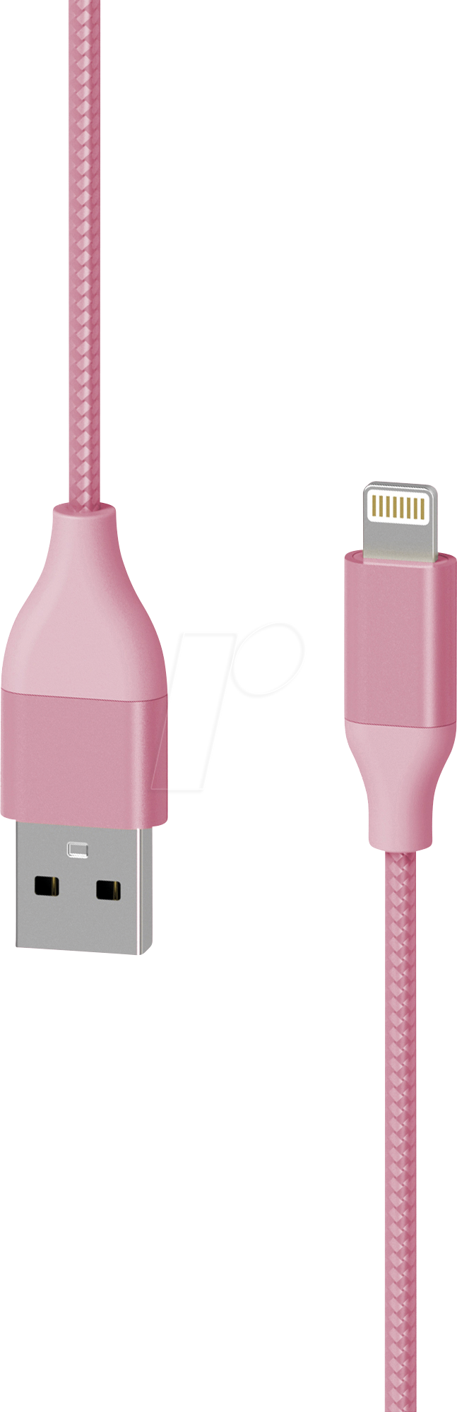 4260458921746 - XLAYER 217079 1 x USB Stecker auf 1 x Apple Lightning Stecker Ladekabel 15m Rosa