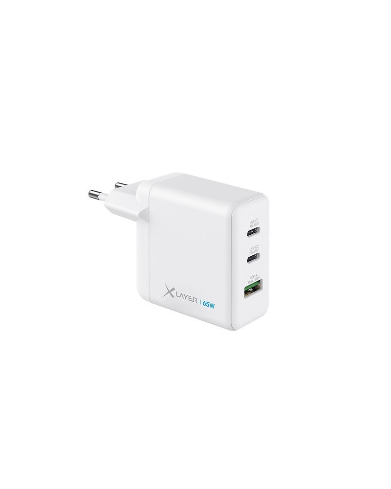 4260458923962 - Xlayer CHARGER Powercharger USB-C Schnellladegerät I 65W PD I GaN Charger I 3-Port