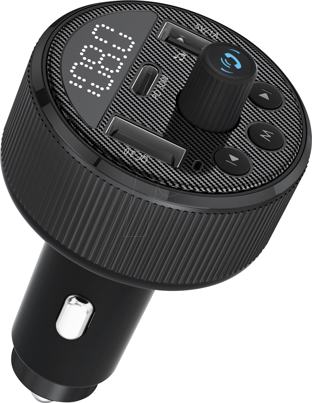 4260458925126 - 220664 - FM-Transmittter BT-Freisprechfunktion 2x USB-A 1x USB-C 30 W