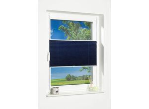 4260459061724 - K-HOME Plissee »Klemmfix Pisa« Lichtschutz ohne Bohren verspannt Crushed-Optik