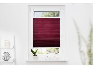 4260459062769 - K-HOME Plissee »Klemmfix Pisa« Lichtschutz ohne Bohren verspannt Crushed-Optik