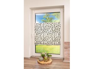 4260459069539 - K-HOME Plissee »Klemmfix Pisa« Lichtschutz ohne Bohren verspannt Crushed-Optik