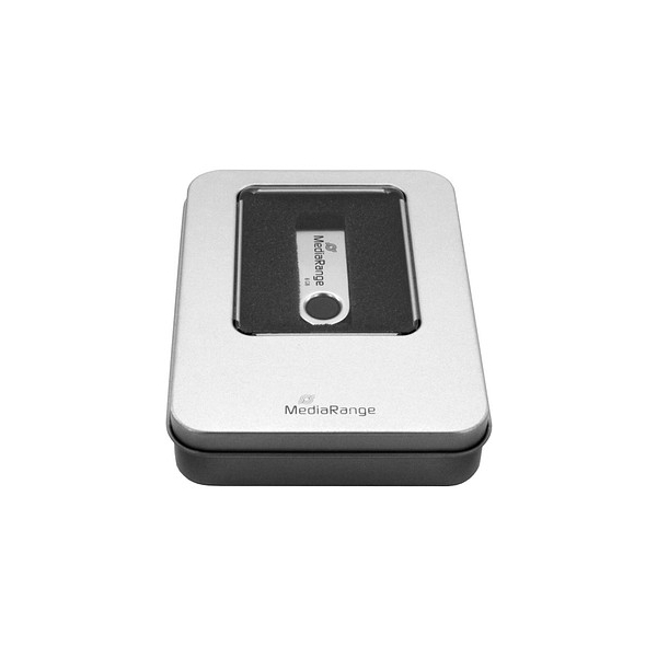 4260459613657 - Aluminium-Box Aufbewahrung von usb Sticks silber (BOX901) - Mediarange