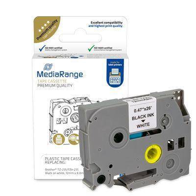 4260459618331 - - label tape - laminated - 1 cassette(s) - Roll (12 cm x 8 m) (alternative for Brother TZ-231 Brother TZe-231)
