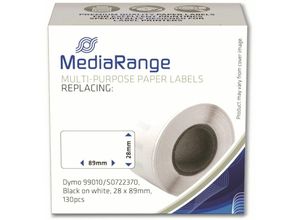 4260459618751 - Mediarange - Papieretiketten MRDY99010 ersetzt Dymo 99010 S0722370