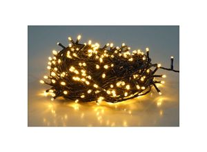 4260461471825 - Spetebo - led Weihnachts Lichterkette warm weiß - 6 m   80 led - Garten Deko Beleuchtung mit Netzstecker Strom betrieben für den Außenbereich