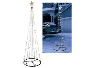 4260461472655 - Spetebo - led Weihnachtsbaum - 180 cm - Deko Leucht Kegel Baum mit 90 led - Innen und Außen