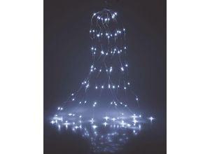 4260461475632 - Spetebo - Draht Lichterkette - kalt weiß   160 led - Deko Weihnachts Leuchtdraht Batterie betrieben