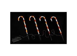 4260461475717 - Spetebo - led Zuckerstangen - 4er Set - beleuchtete Weihnachts Dekoration warm weiss