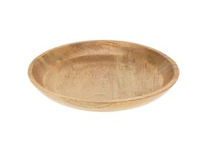 4260461478237 - XL Mangoholz Dekoschale rund - 40cm - Obstschale Schüsselablage Tischdeko Schüssel Deko Tablett