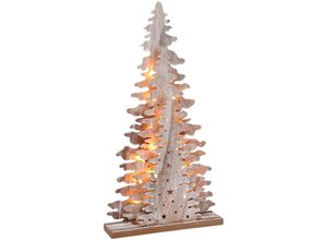 4260461478886 - Spetebo - led Deko Tannenbaum Silhouette - 15 led - Tisch Weihnachtsdeko Batterie betrieben