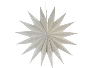 4260461479456 - Spetebo - Deko Sternenlampe - 60 cm - Weihnachtsstern für E14 Glühbirnen zum aufhängen