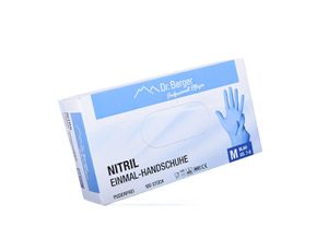 4260466899839 - Dr Berger Nitril Einmalhandschuhe latex- und puderfrei Blau Gr M