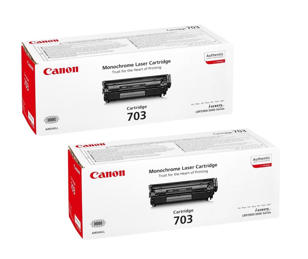 4260473324829 - Original Toner 703 Doppelpack schwarz (OP7616A005DP)