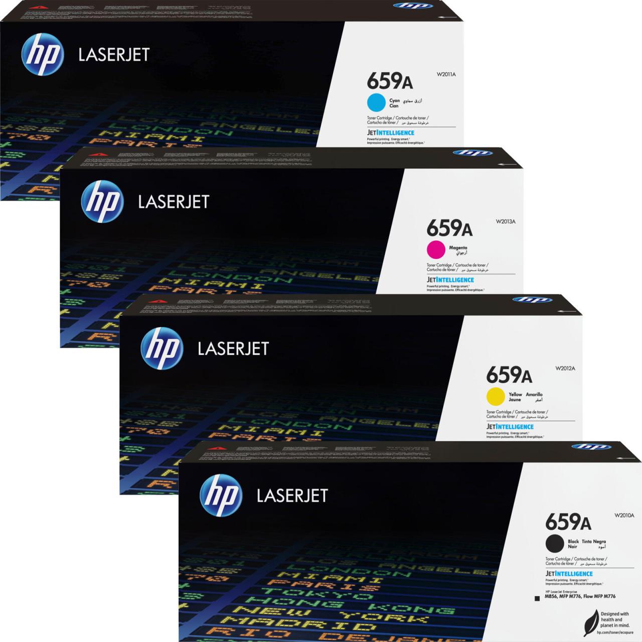 4260473782629 - HP Original 659A Toner - 4er Multipack cyan magenta gelb schwarz