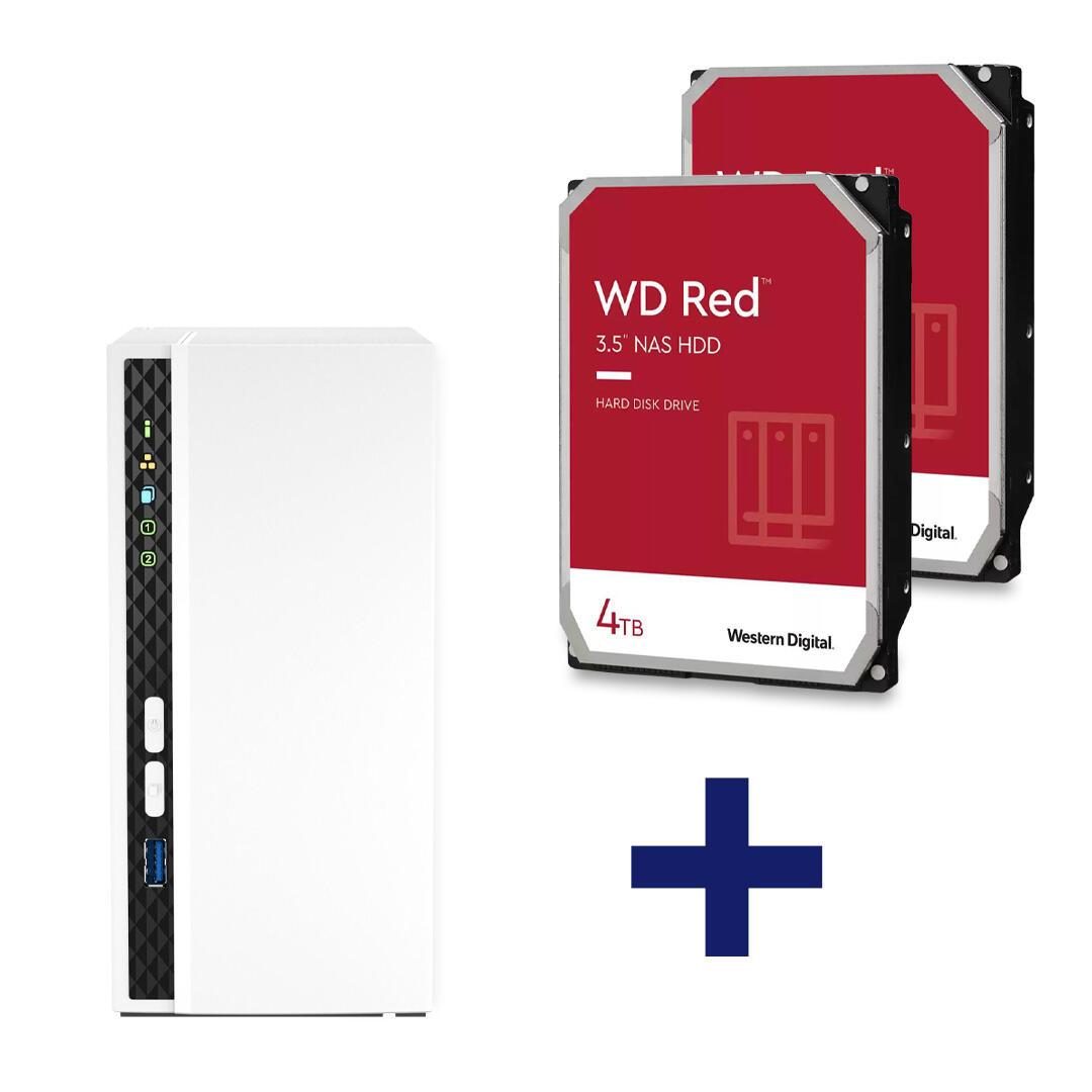 4260473783626 - QNAP TS-233 & 8TB WesternDigital NAS Bundle 4260473783626 - QNAP TS-233 & 8TB WesternDigital NAS Bundle