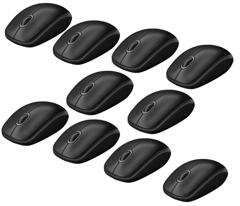4260473786078 - B100 Optical Maus Kabelgebunden schwarz) 10er Pack