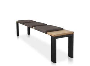 4260474664528 - Lycce Klemmkissen   Sitzkissen mit 1 Leiste Kunstlederbezug