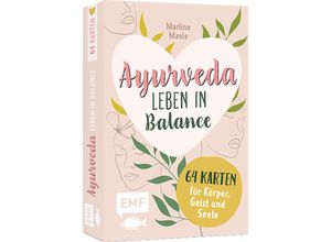 4260478342309 - Kartenbox Ayurveda - Leben in Balance - 64 Karten für Körper Geist und Seele - Marline Mavie Box