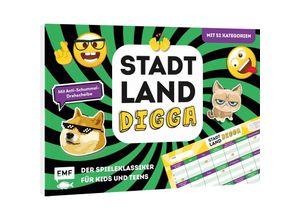 4260478342453 - Stadt Land Digga - Der Spieleklassiker für Kids und Teens