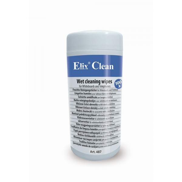 4260478948709 - Elix Reinigunstuch ElixClean 487100 Telefon Spenderdose 4260478948709 100 Stück