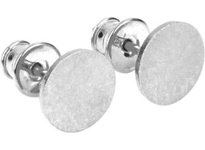 4260479580021 - Paar Ohrstecker MODABILÉ Schmuck Geschenk Silber 925 Ohrringe Circle Kreis rund Gr Silber 925 (Sterlingsilber) silberfarben Damen Ohrstecker