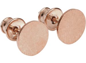 4260479580038 - Paar Ohrstecker MODABILÉ Schmuck Geschenk Silber 925 Ohrringe Circle Kreis rund Gr Silber 925 (Sterlingsilber) rosegold (roségoldfarben) Damen Ohrstecker