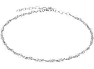 4260479583008 - Fußkette MODABILÉ Schmuck Geschenk Silber 925 Körperschmuck Singapore Fußkettchen Gr Silber 925 (Sterlingsilber) silberfarben Strandaccessoires