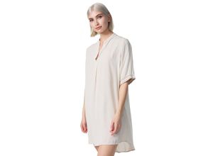 4260480128090 - PM SELECTED Damen Longbluse Leichtes Longshirt Bluse mit Bündchen & Galonstreifen in Einheitsgröße PM23