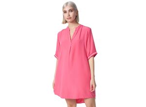 4260480128120 - PM SELECTED Damen Longbluse Leichtes Longshirt Bluse mit Bündchen & Galonstreifen in Einheitsgröße PM23