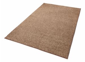 4260482440411 - Teppich HANSE HOME Pure 100 Kurzflor Teppiche Gr B L 160 cm x 240 cm 13 mm 1 St braun Esszimmerteppiche Kurzflor Unifarben Teppich Modern Wohnzimmer Kinderzimmer Flur