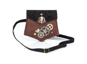 4260483540073 - Steampunk Tasche Zeitreise braun schwarz