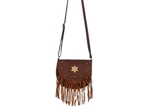 4260483542510 - Cowgirl-Tasche mit Stern braun