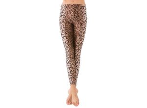 4260483544767 - buttinette Leggings Leo-Look braun schwarz 4260483544767 - buttinette Leggings Leo-Look braun schwarz